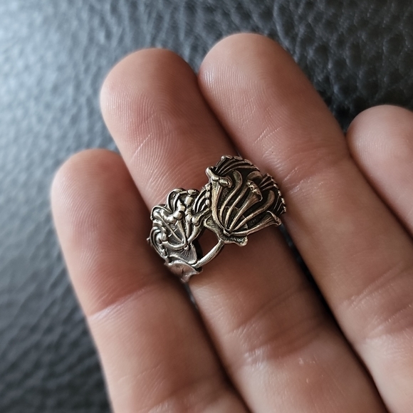 VTG TH. MARTHINSEN sterling spoon ring- size 6 - Picture 3 of 11